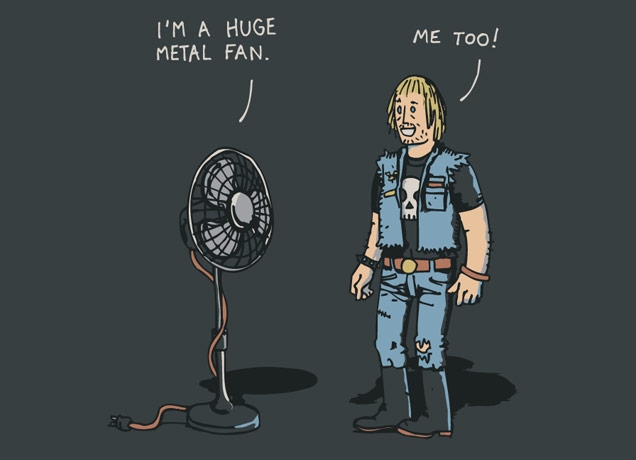 metal fan