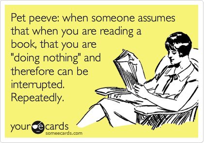 Reading interruptions