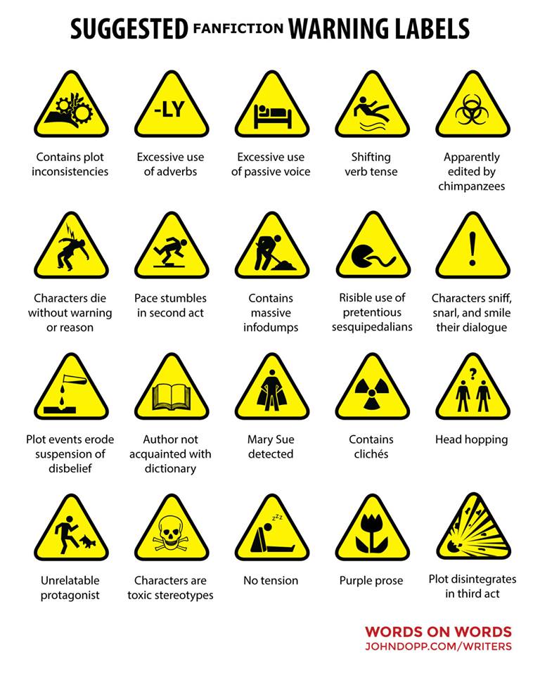 Warning labels for fan-fic