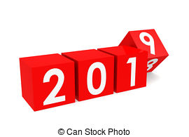 year-2019-on-the-red-cubes-isolated-on-white-3d-rendering-drawing_csp42650140